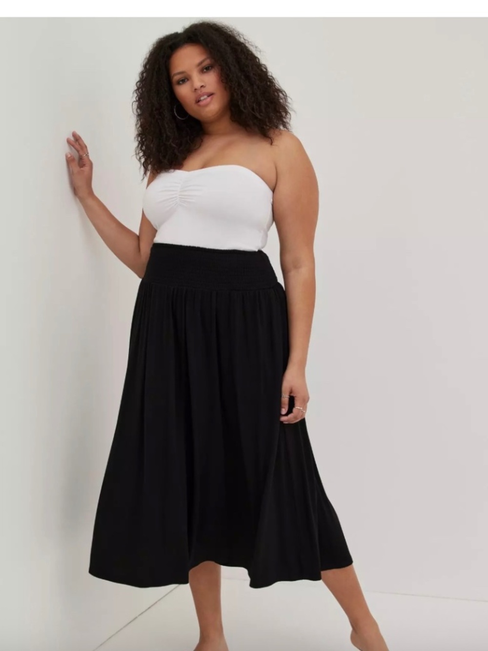 Maxi Super Soft Smocked Waist Skirt - NEW - NEVER WORN - NO TAGS